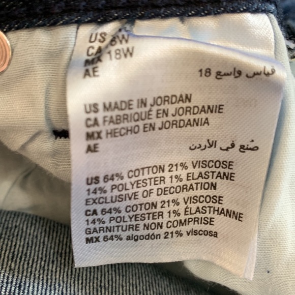 NWT style & Co plus size 18 W bootleg jeans - Picture 6 of 7